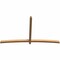 Ekena Millwork Bellingham Timber Gable Bracket, Western Red Cedar, 108"W x 63"H x 3 1/2"D x 3 1/2"F, 14/12 Pitch GBW108X63X0404BEL00SWR - alternate 2
